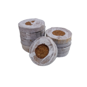 Cocopeat Seedling Coin, Cocopeat disc , 45mm dia. (pack of 100)